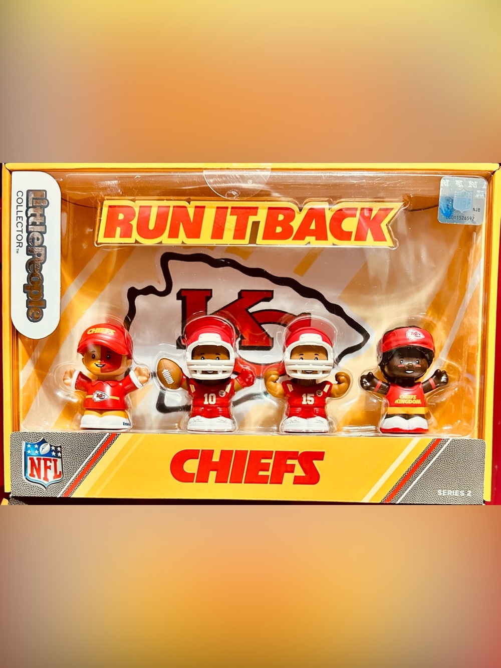 KC Chiefs Little People NFL set by Fisher-Price Series 2